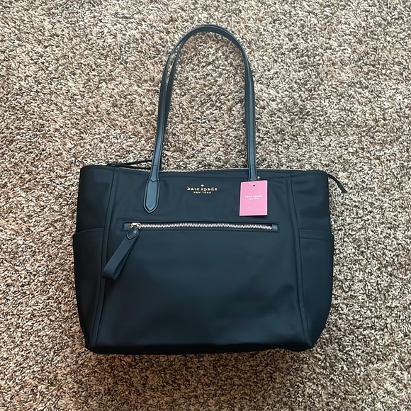 NWT, Kate Spade Black Nylon Chelsea Tote Bag! - Picture 6 of 9